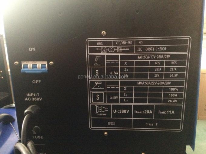 Сварочный аппарат MIG сварщика MIG газа СО2 инвертора IGBT